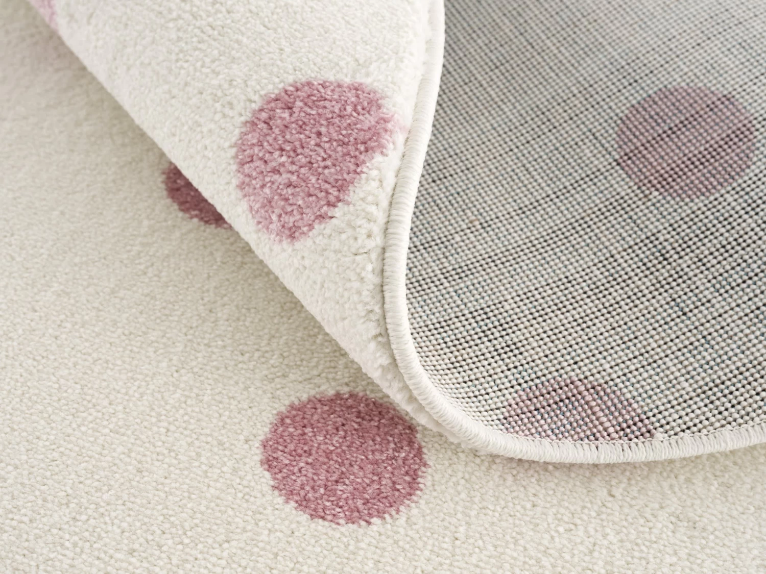 Teppich CIRCLE In Creme/rosa – Bild 3