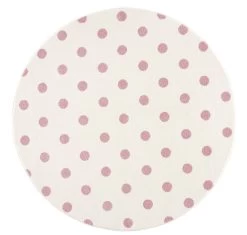 Teppich CIRCLE In Creme/rosa