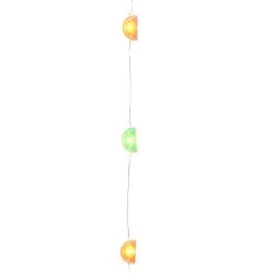 LED Lichterkette Korken Mit Zitrusfrüchten In Bunt - L: 70cm