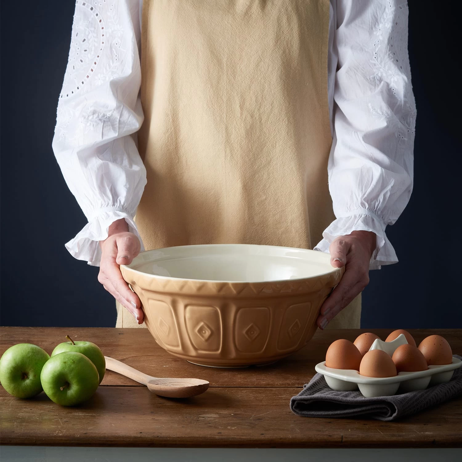 Mason Cash CANE Rührschüssel, Beige, Durchmesser: 29 Cm – Bild 3