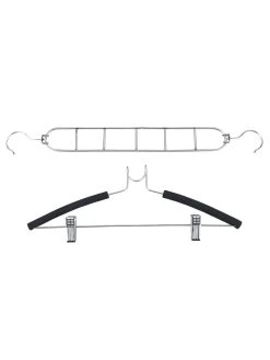 Raumspar-Bügelsystem 5tlg, 4er-Set In Silber