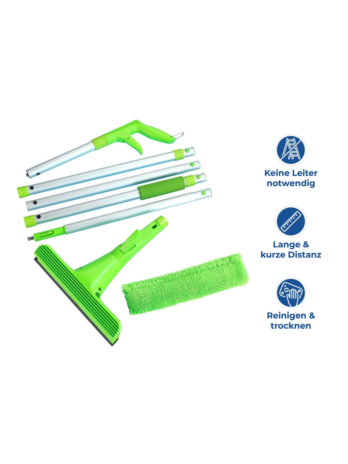 Sprüh-Fensterwischer Extra Lang In Silber – Bild 10