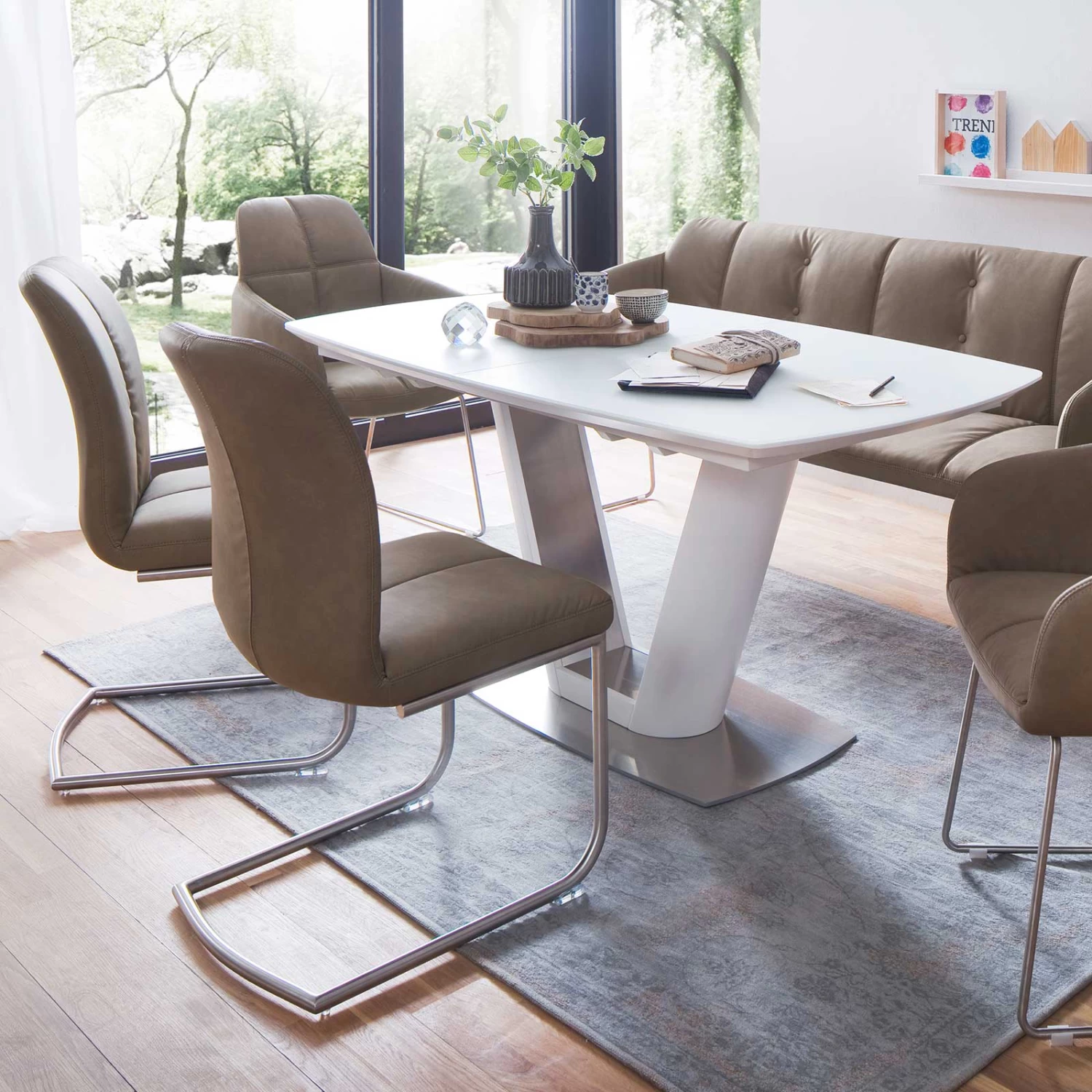 2er Set: Armlehnstuhl Tessera E In Braun (B) 62 X (H) 101 Cm – Bild 3