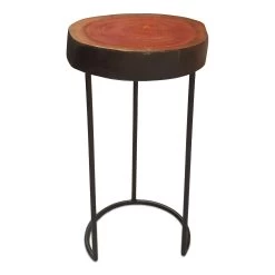 Beistelltisch Aus Massivholz In Braun (B) 28 X (H) 56 Cm