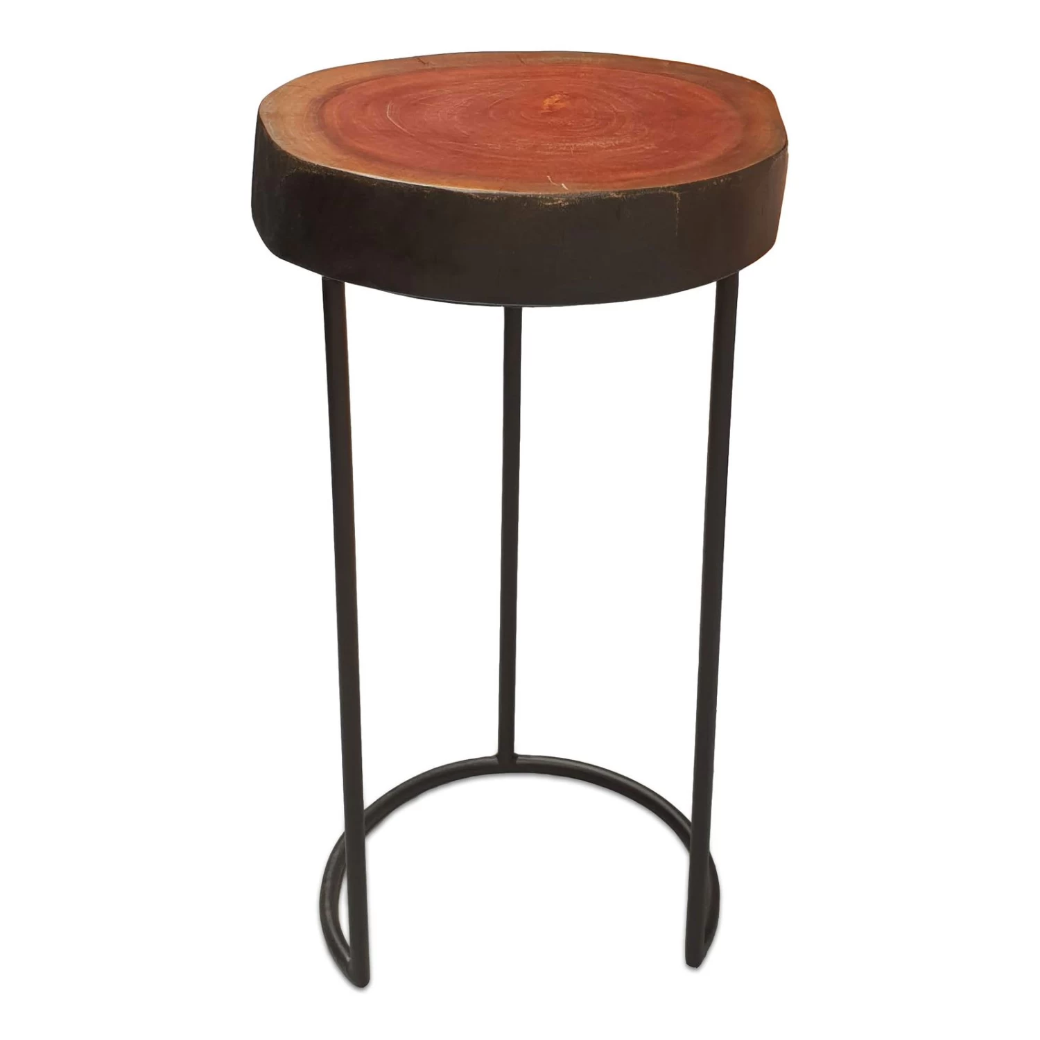 Beistelltisch Aus Massivholz In Braun (B) 28 X (H) 56 Cm