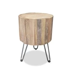 Beistelltisch Ella In Braun (B) 33 X (H) 47 Cm