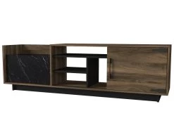 Wohnwand Siento Walnuss ( Marmor Optik )