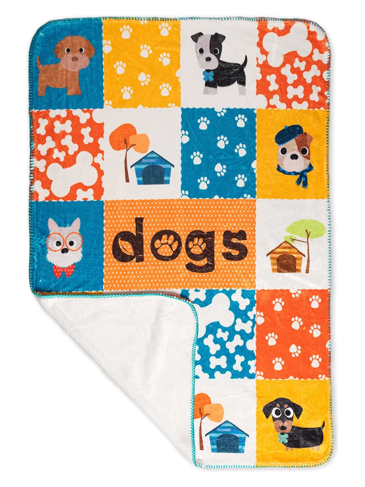 Decke "Dogs" In Bunt – Bild 2