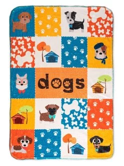 Decke "Dogs" In Bunt