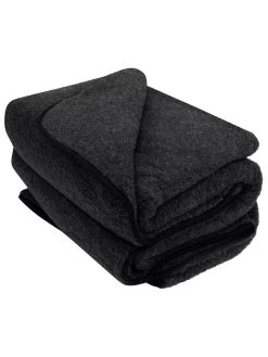 Native Wolldecke In Schwarz - (L)200 X (B)140 Cm