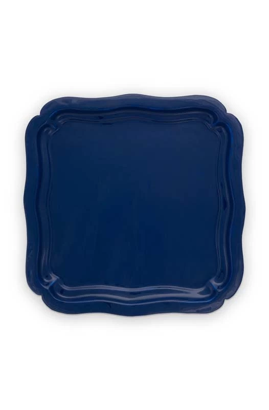 Pip Studio Dekoschale "Square Enamelled Blue" In Blau - 40x40cm – Bild 2