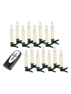 LED-Christbaumkerzen In Warmweiß - 15 Stück