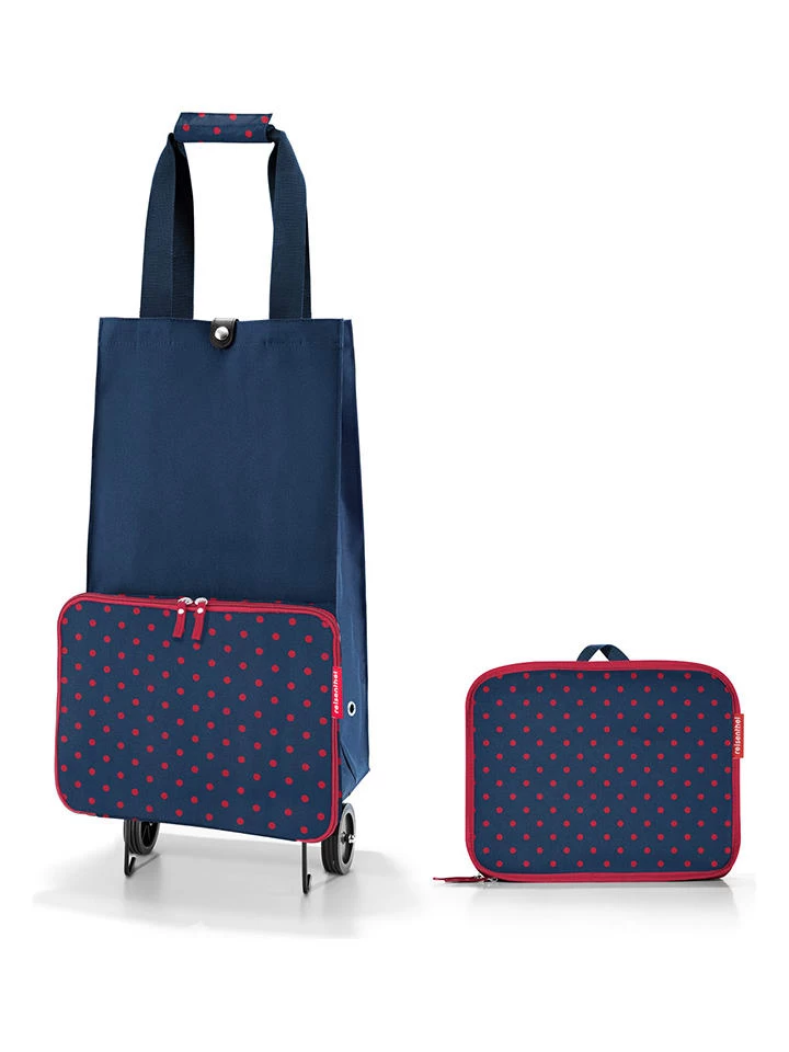 Reisenthel Einkaufstrolley In Dunkelblau/ Rot - (B)29 X (H)66 X (T)27 Cm – Bild 2