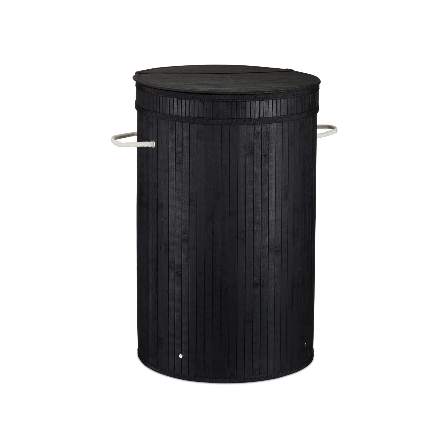 1 X Wäschekorb In Schwarz - (H)63 X Ø40 Cm