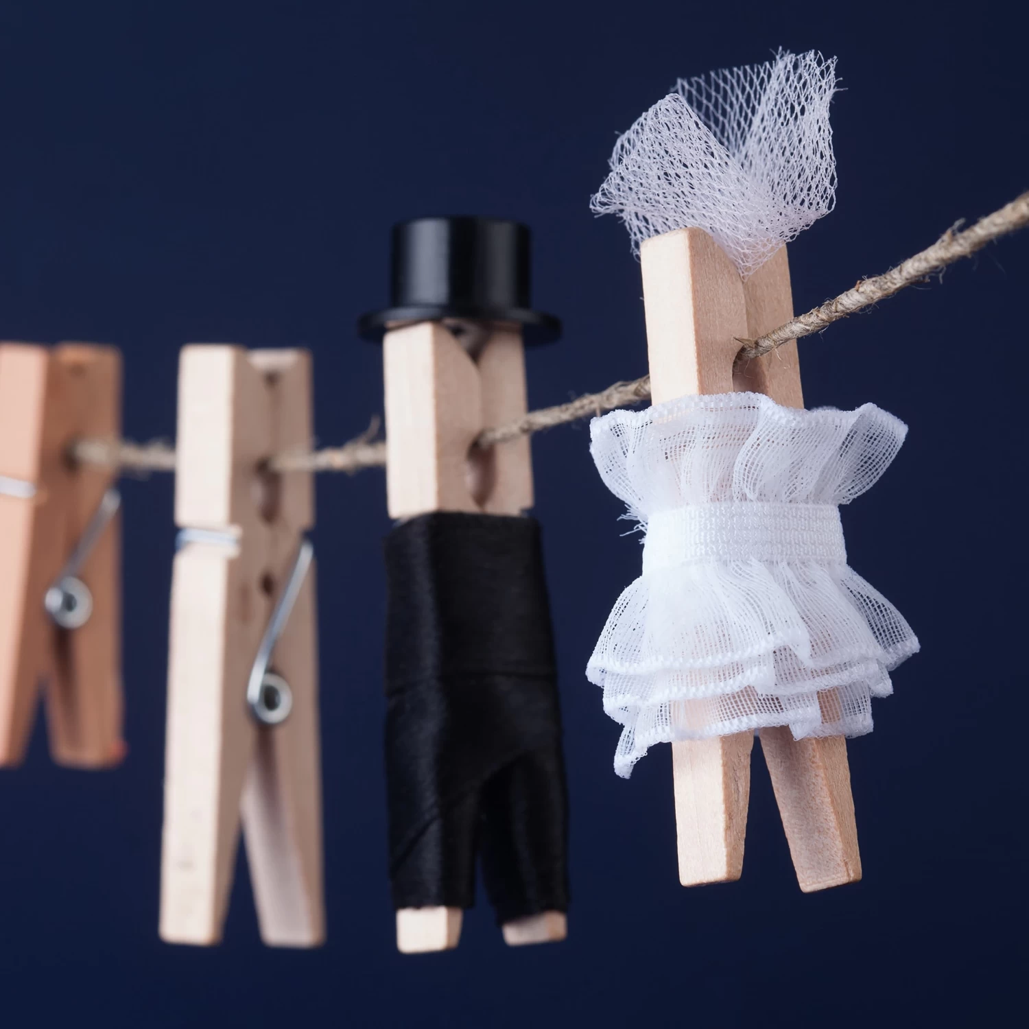 100x Wäscheklammern In Natur – Bild 5