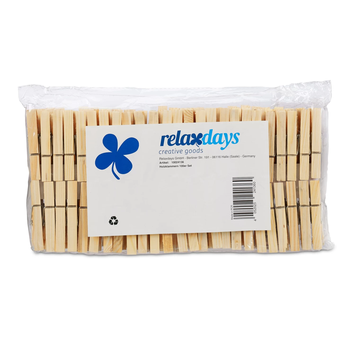 100x Wäscheklammern In Natur – Bild 7