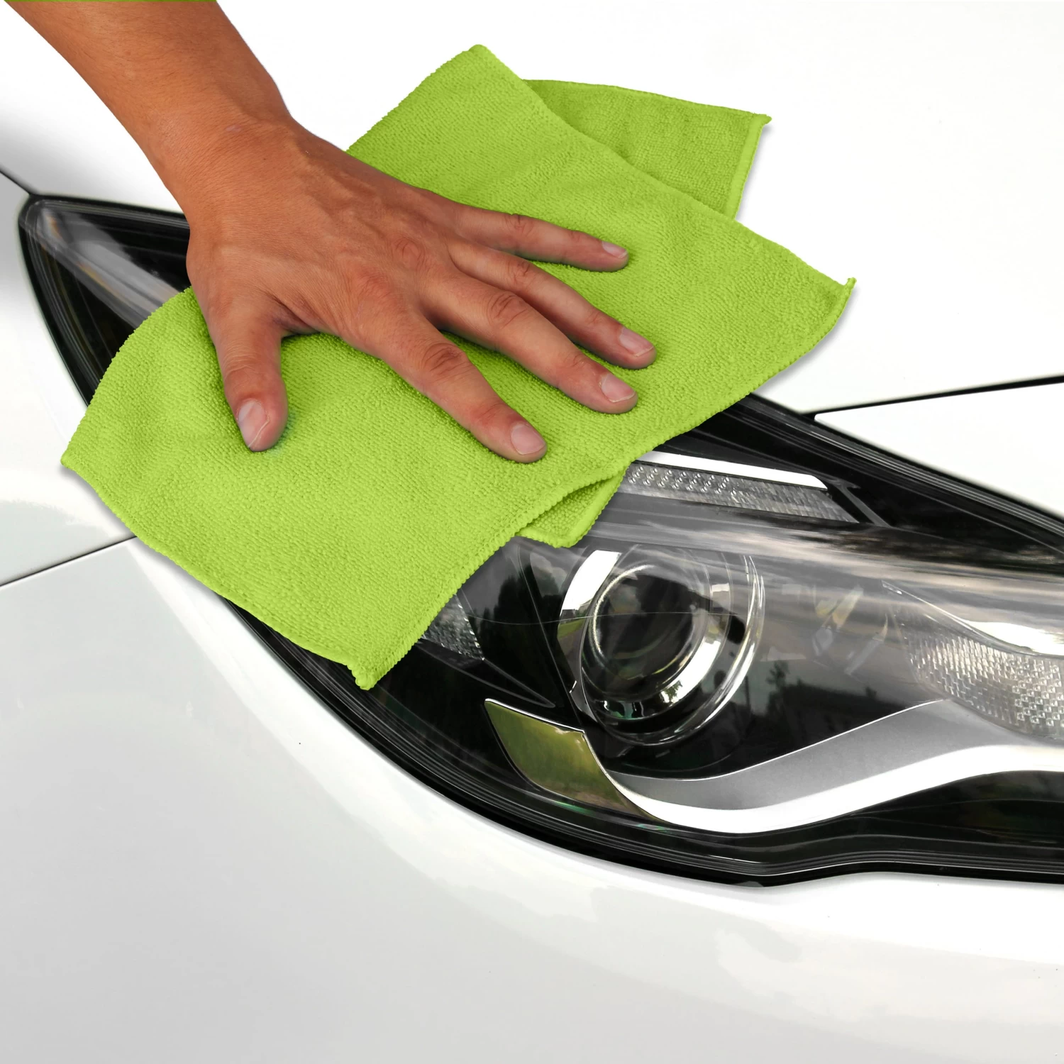10x Mikrofasertücher In Grün – Bild 2