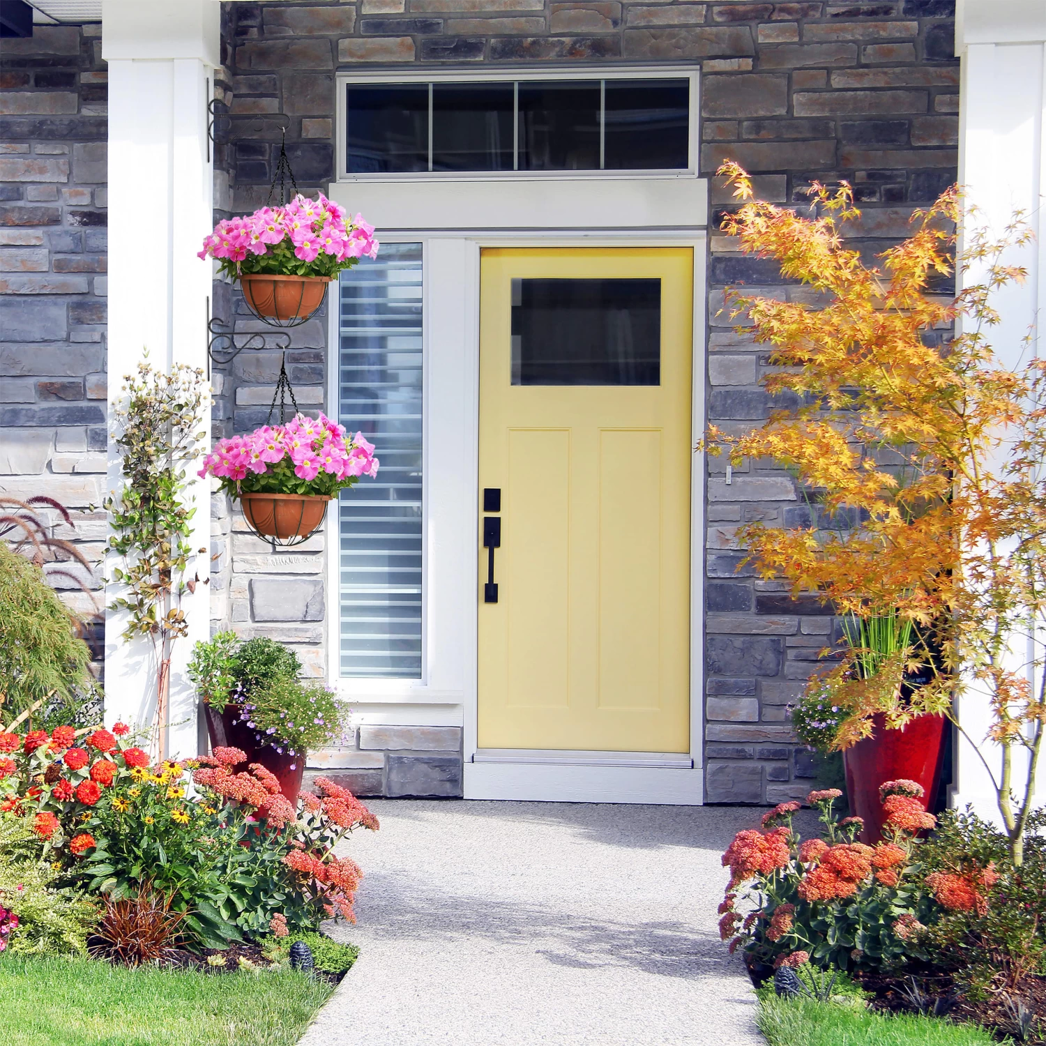 2 X Blumenampel Halterung In Schwarz – Bild 3