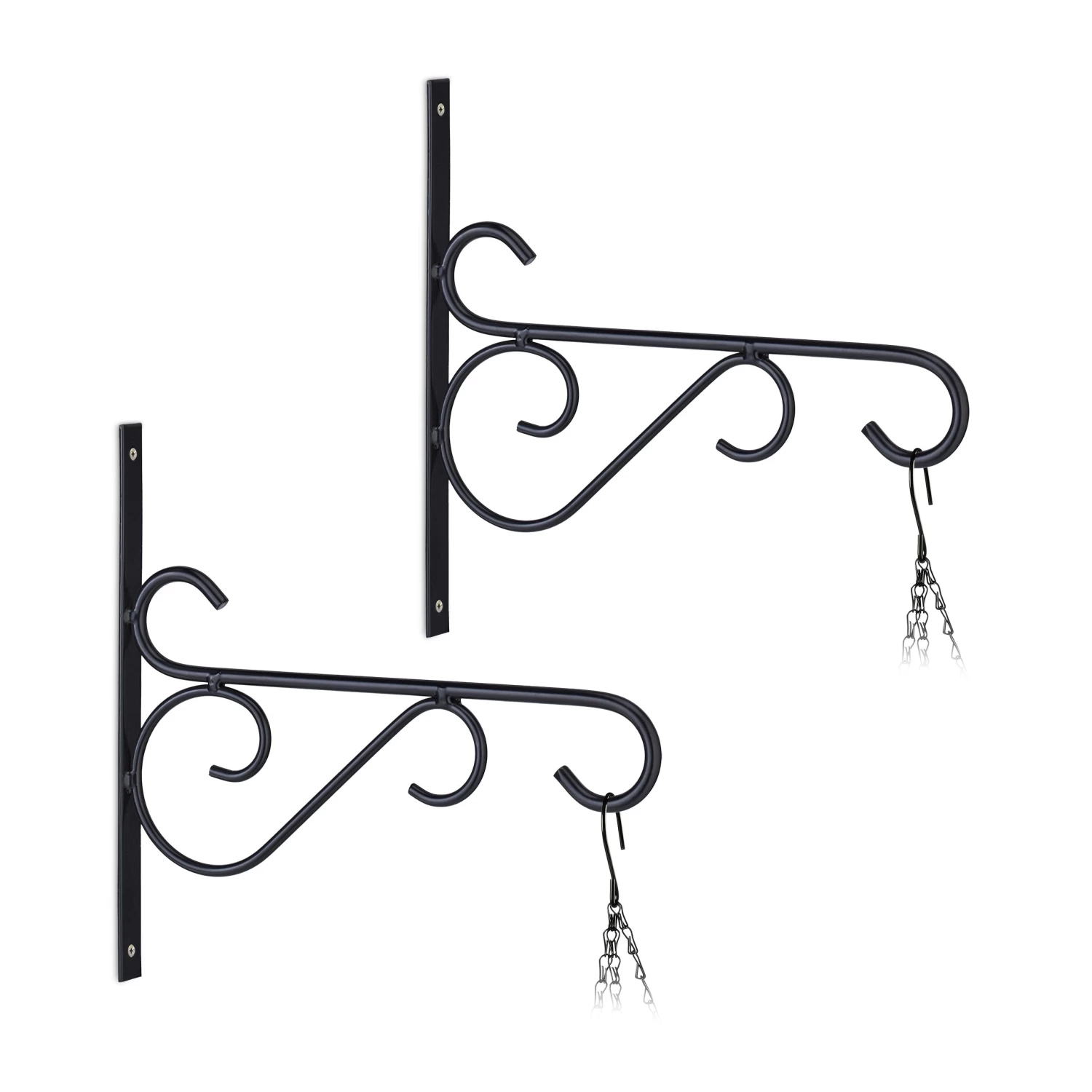 2 X Blumenampel Halterung In Schwarz – Bild 8