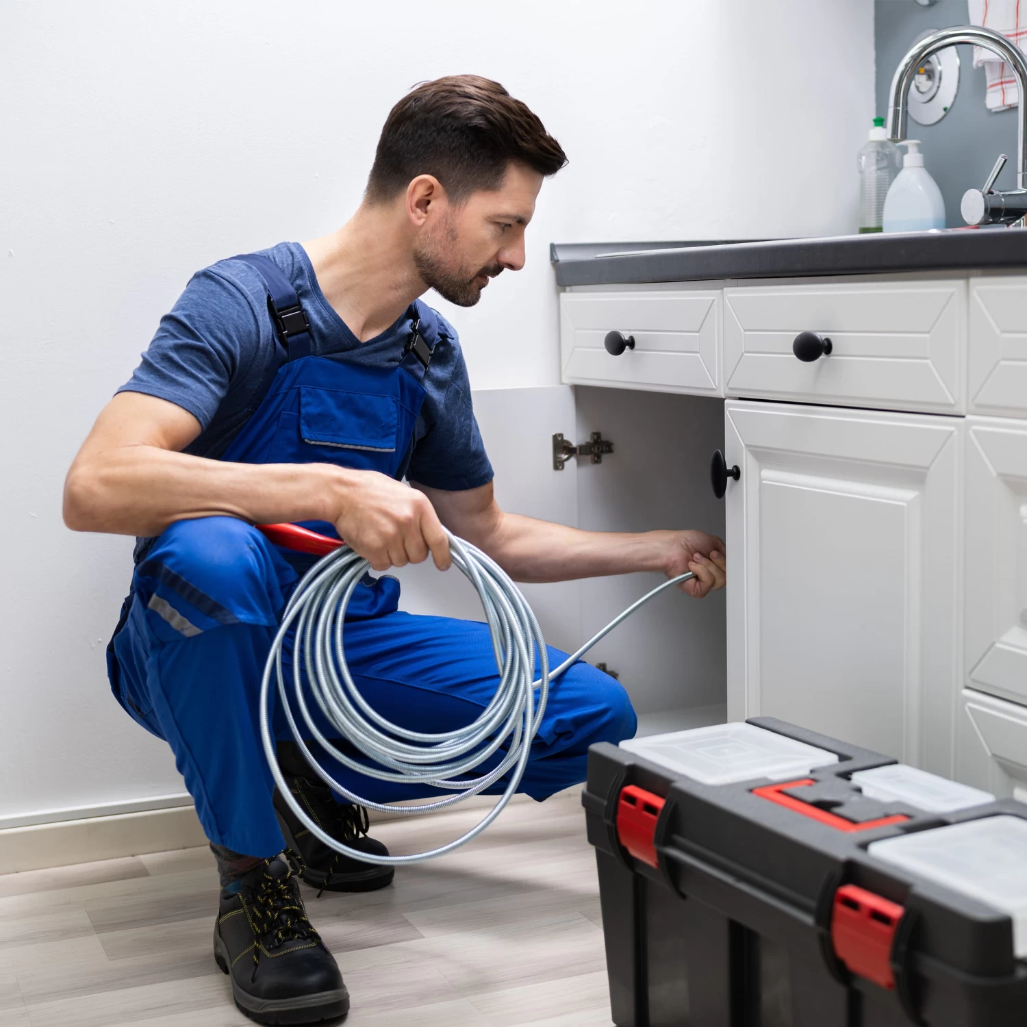 2 X Rohrreinigungsspirale In Silber - (L)3 M – Bild 5