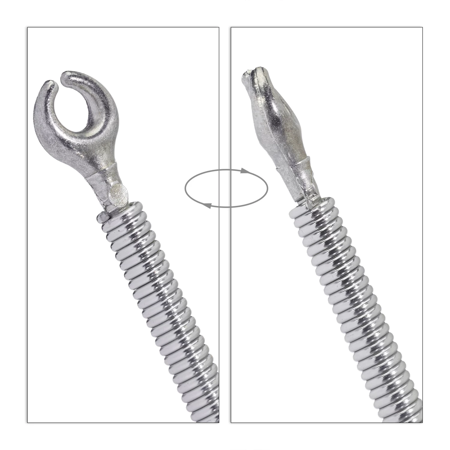 2 X Rohrreinigungsspirale In Silber - (L)3 M – Bild 6