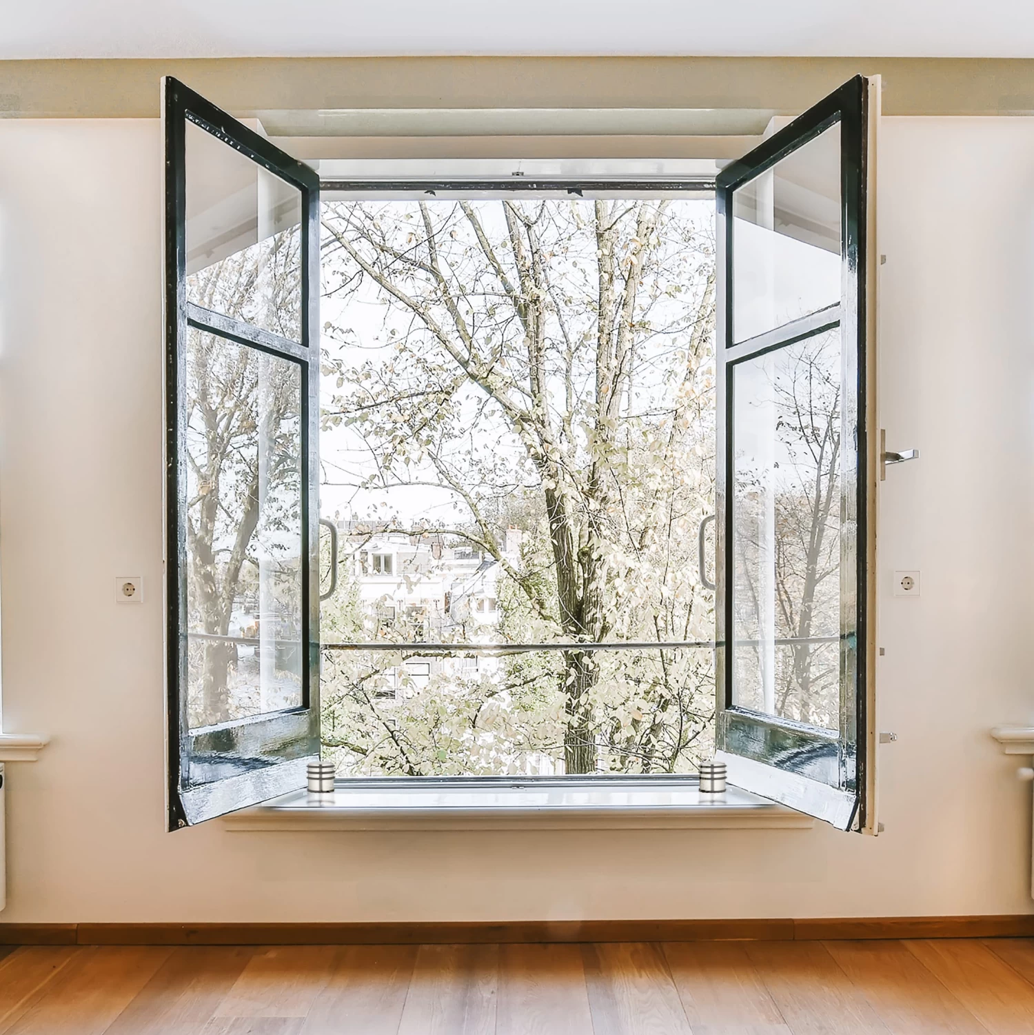 2 X Türstopper In Silber/ Schwarz - (H)7,5 X Ø 7 Cm – Bild 5