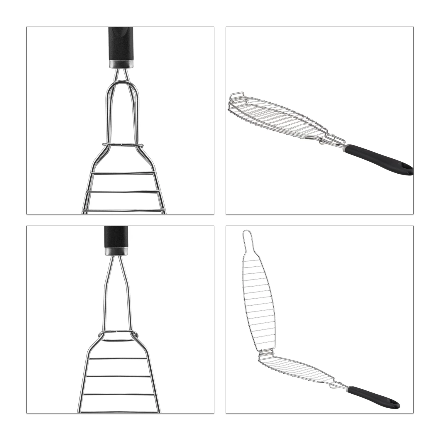 2x Fischbräter In Silber/ Schwarz – Bild 6