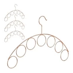 4x Kleiderbügel In Kupfer