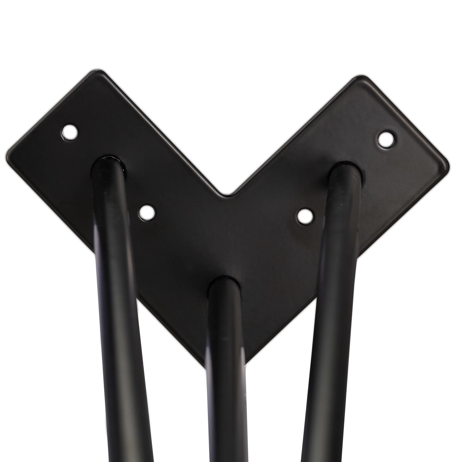 4x Tischbein Hairpin In Schwarz - (H)71 Cm – Bild 7