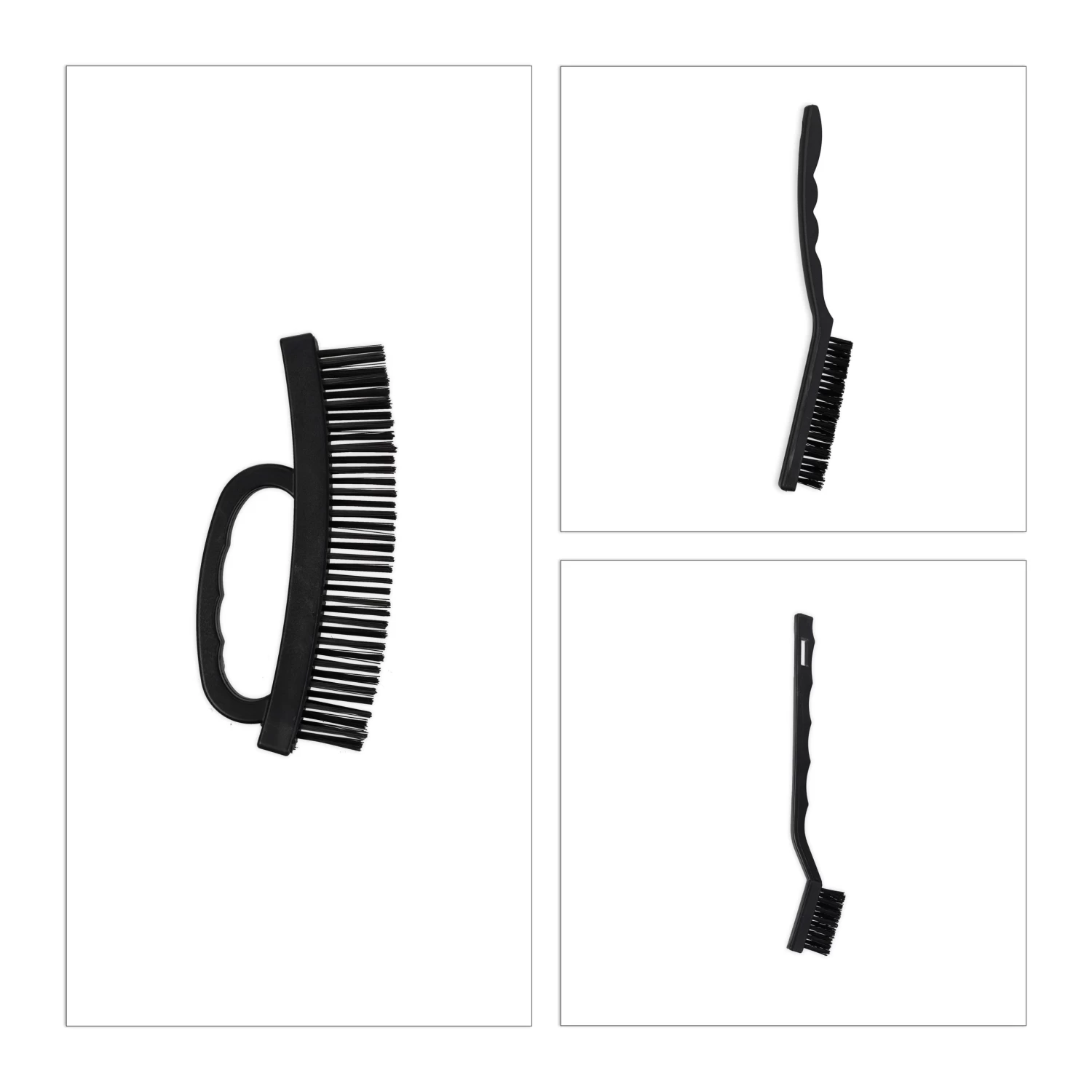 7tlg. Drahtbürsten Set In Schwarz