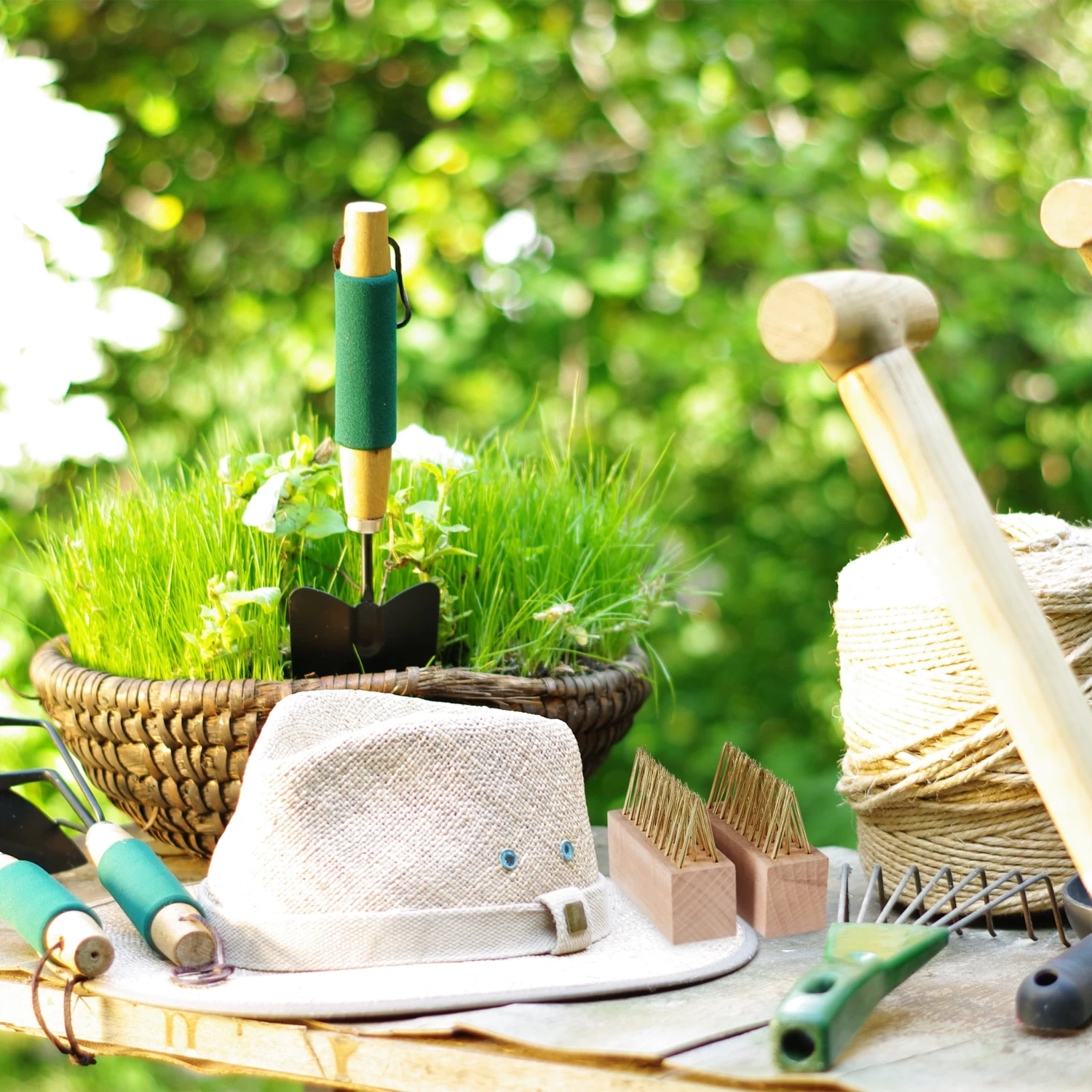 8 X Fugenbürste In Natur/ Messing – Bild 2