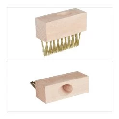 8 X Fugenbürste In Natur/ Messing