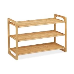 Schuhregal In Natur - (B)75,5 X (H)50 X (T)33 Cm