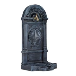 Standbrunnen In Grau - (H)83 Cm