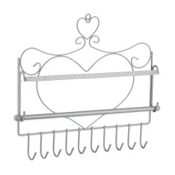 Wand Schmuckhalter In Silber - (B)36,5x (H)30 X (T)3,5 Cm