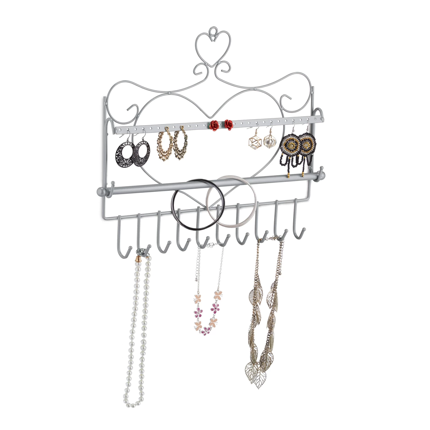 Wand Schmuckhalter In Silber - (B)36,5x (H)30 X (T)3,5 Cm – Bild 8