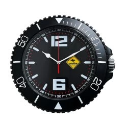 Uhr "Wanduhr Hobart R16030" In Schwarz