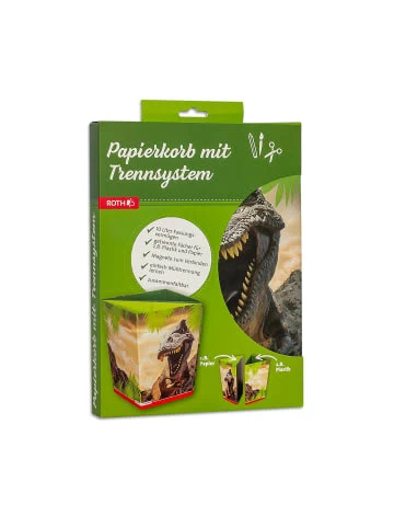 Roth Papierkorb - Tyrannosaurus, Dino Faltbar Mit Trennsystem – Bild 2