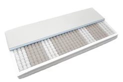 7-Zonen Taschenfederkernmatratze "Classic" In Weiß - H4 (ab 110 Kg)