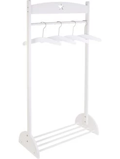 Kindergarderobe In Weiß - (B)60 X (H)121 X (T)30 Cm