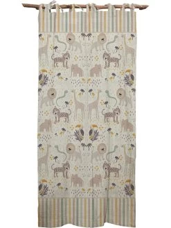 Vorhang "Africa" In Beige/ Bunt - (B)140 X (H)270 Cm