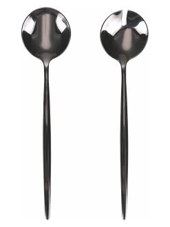 Salatbesteck In Schwarz - (L)23,5 Cm