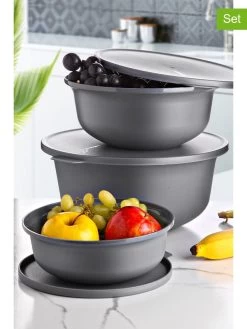 3er-Set: Vorratsbehälter In Grau