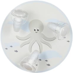 Deckenleuchte Unterwasserwelt, 3-flg.