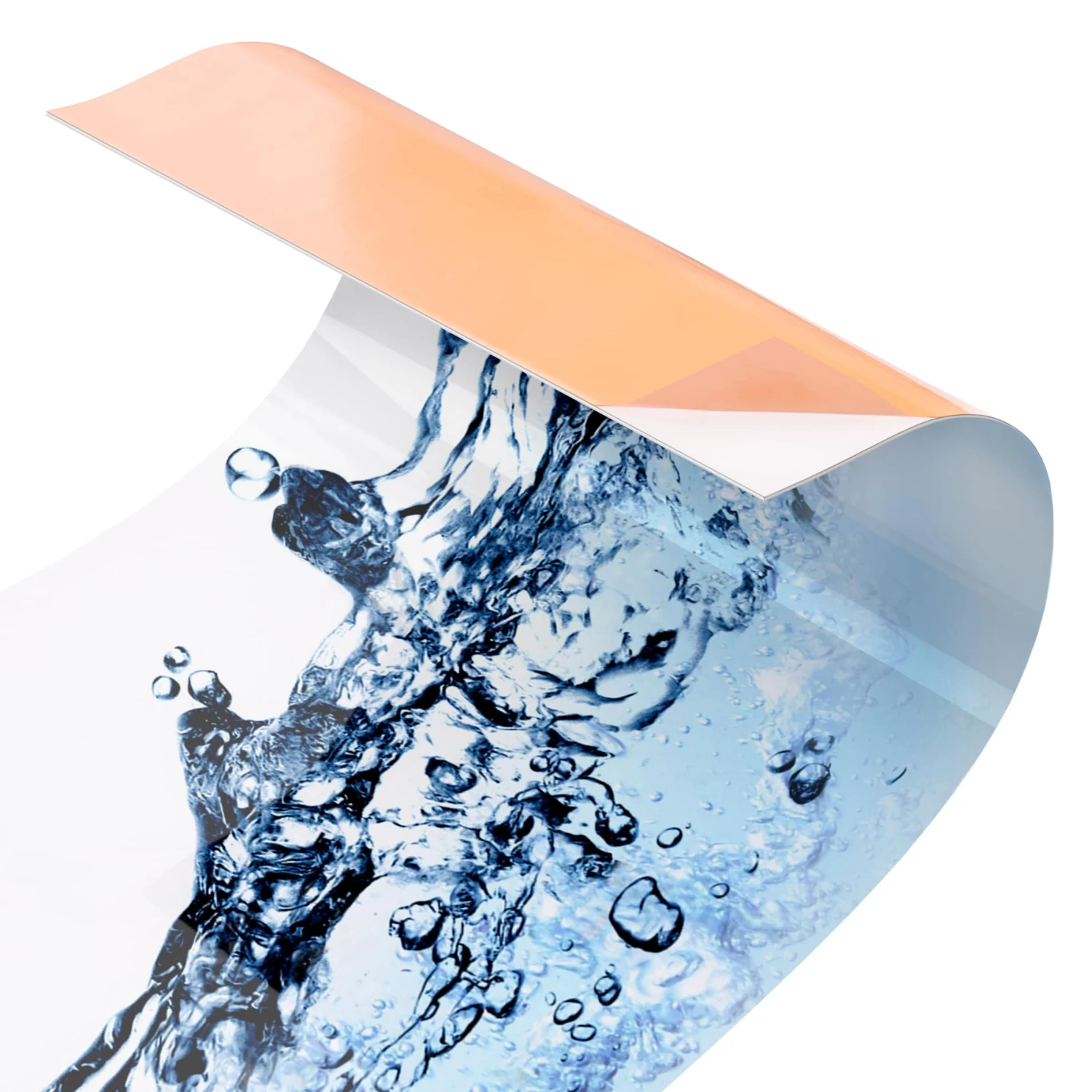 Küchenrückwand - Fizzy Water In Blau – Bild 5