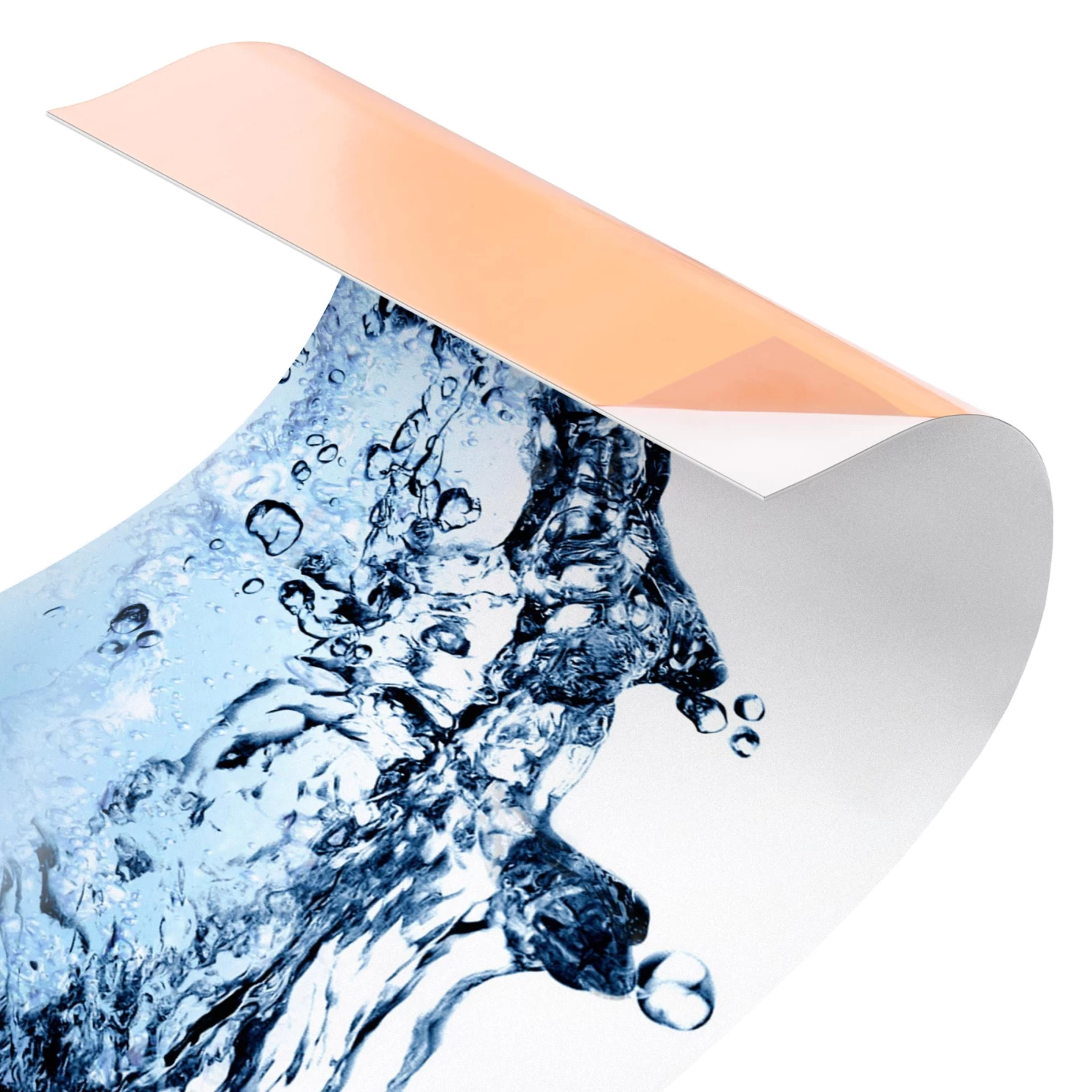 Küchenrückwand - Fizzy Water In Blau – Bild 6