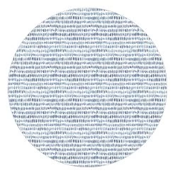 Runde Tapete - Aquarell Struktur In Indigo In Blau