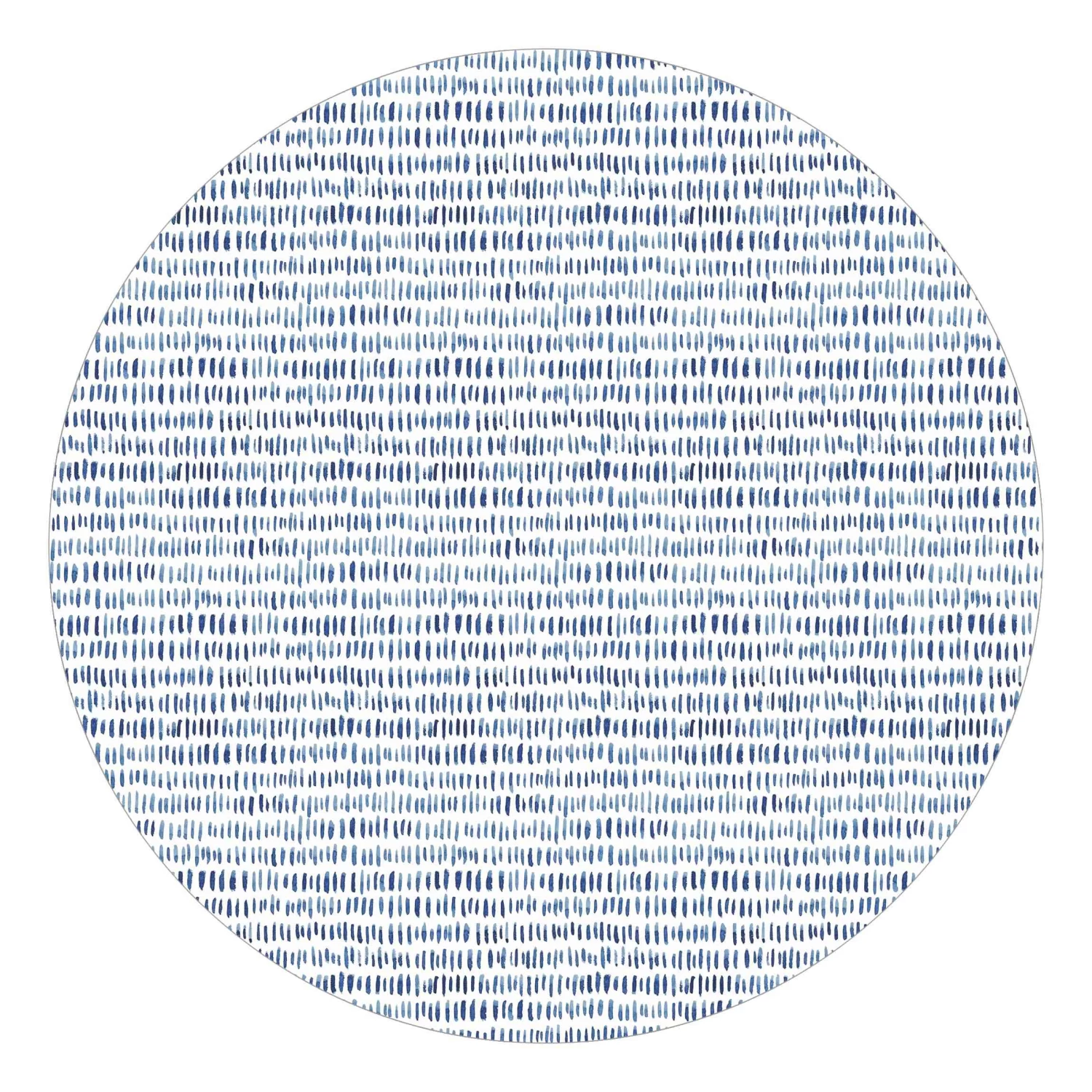 Runde Tapete - Aquarell Struktur In Indigo In Blau – Bild 7