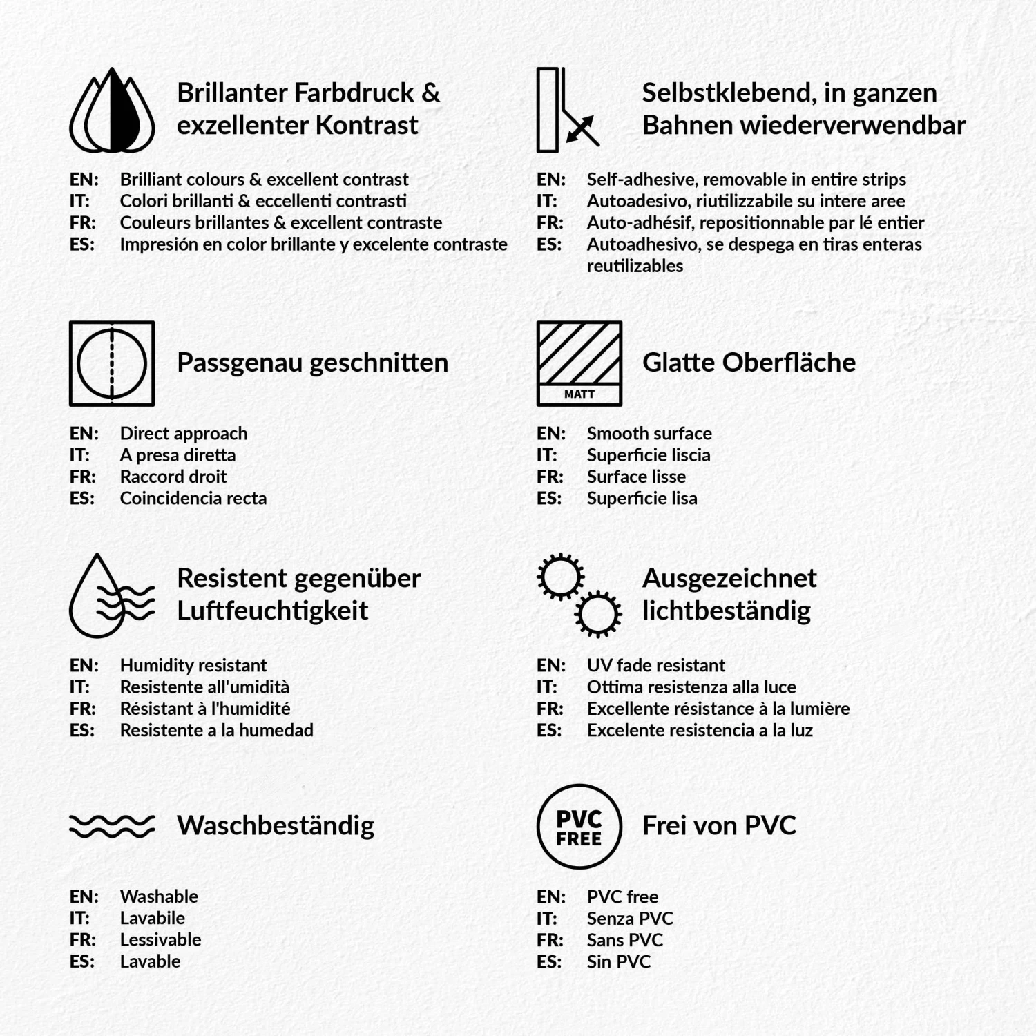 Runde Tapete - Jahreszeiten Herbstblau In Bunt – Bild 8