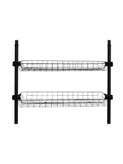 Wenko Korb Herkules Schwarz 2er Set In Schwarz